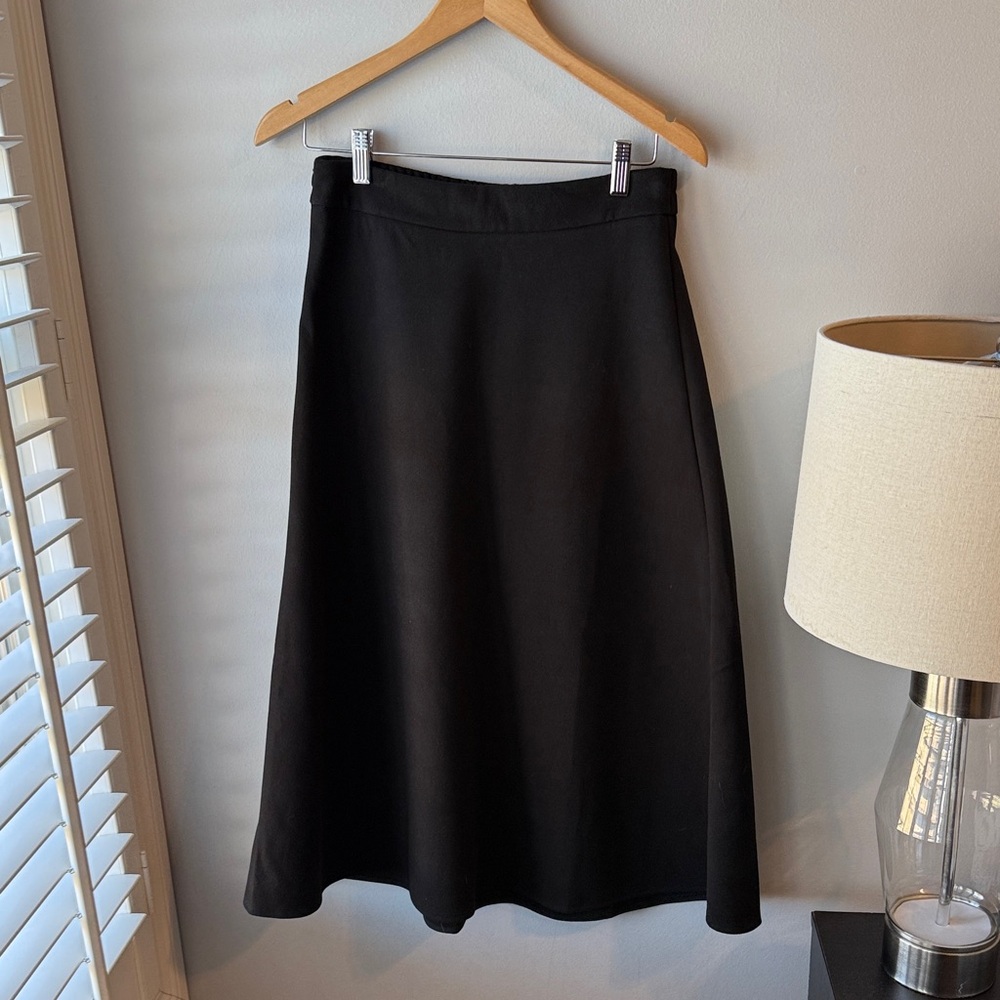 Yobarla Soft Faux Wool Midi‎ Skirt NWT